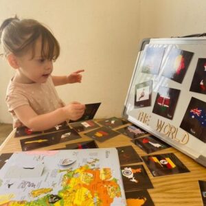Magnetic whiteboard home learning