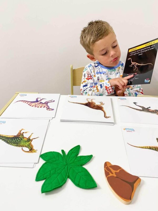 Dinosaur-loving kids girls and boys