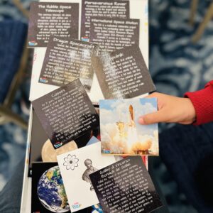 Keeping children distracted in the waiting area with educational games